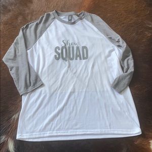 Baseball tee. Show Squad
